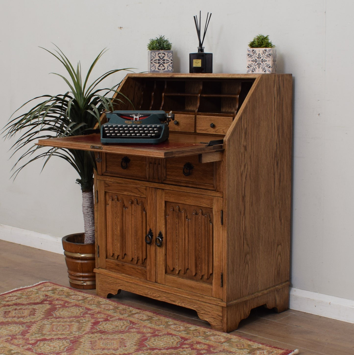 Restored Oak Bureau