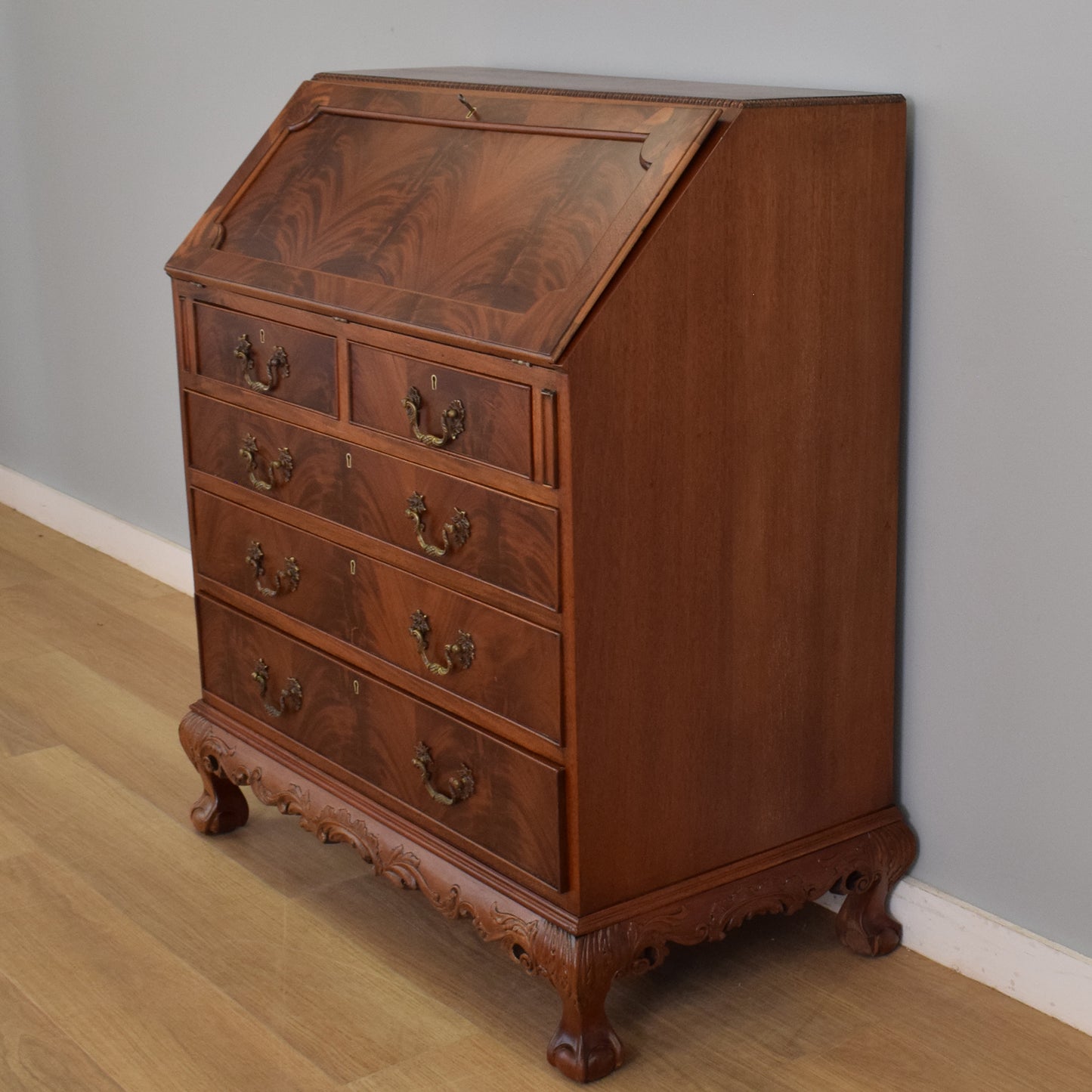 Large Mahogany Bureau