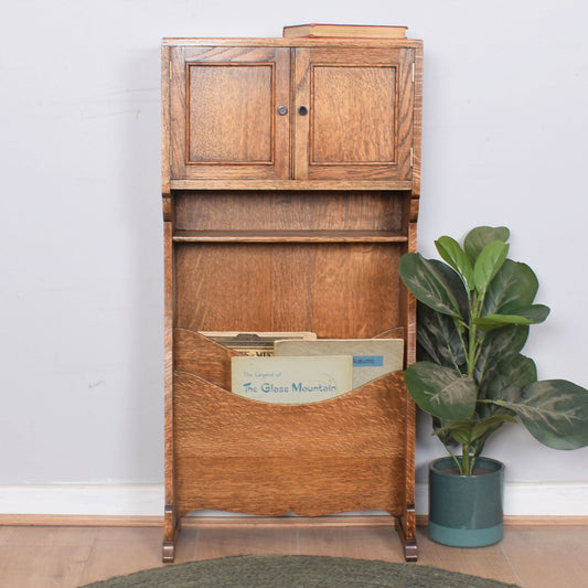 Unusual Cabinet with Magazine Rack