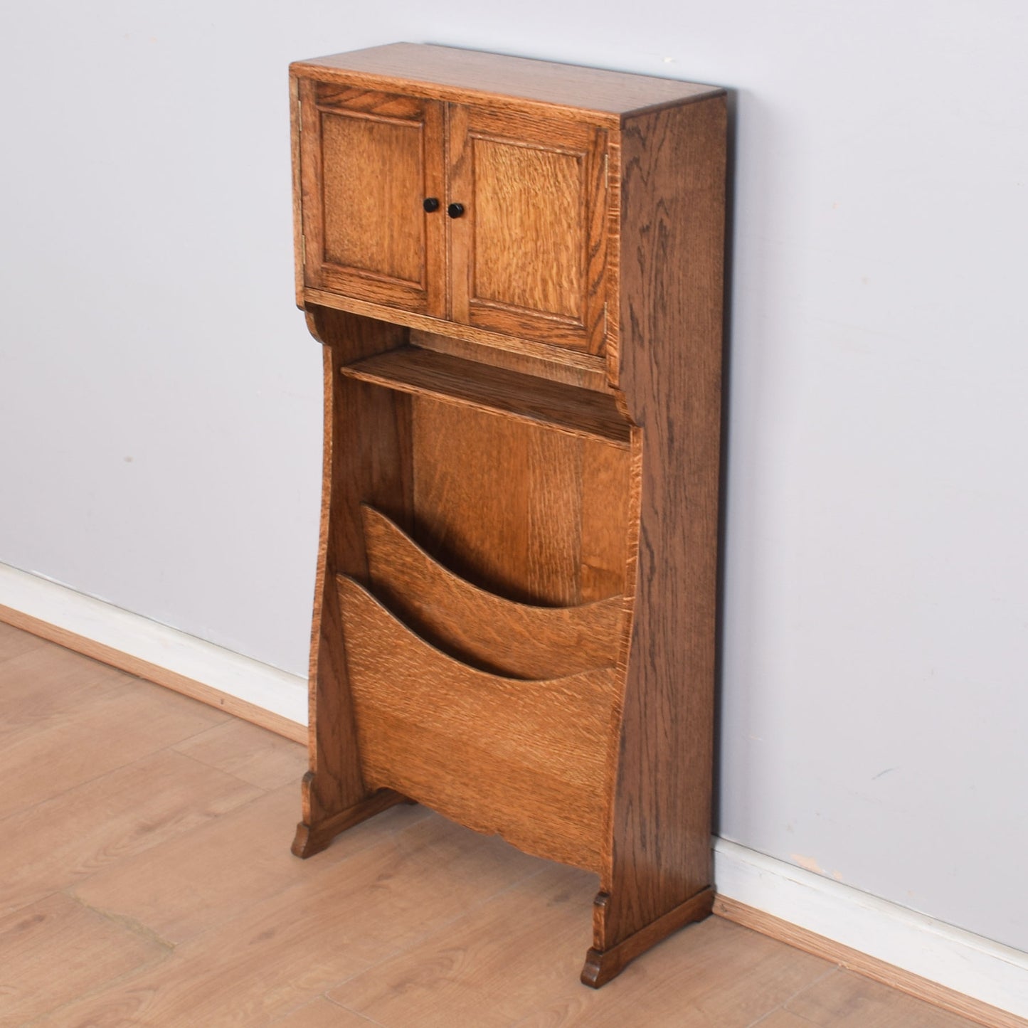 Unusual Cabinet with Magazine Rack