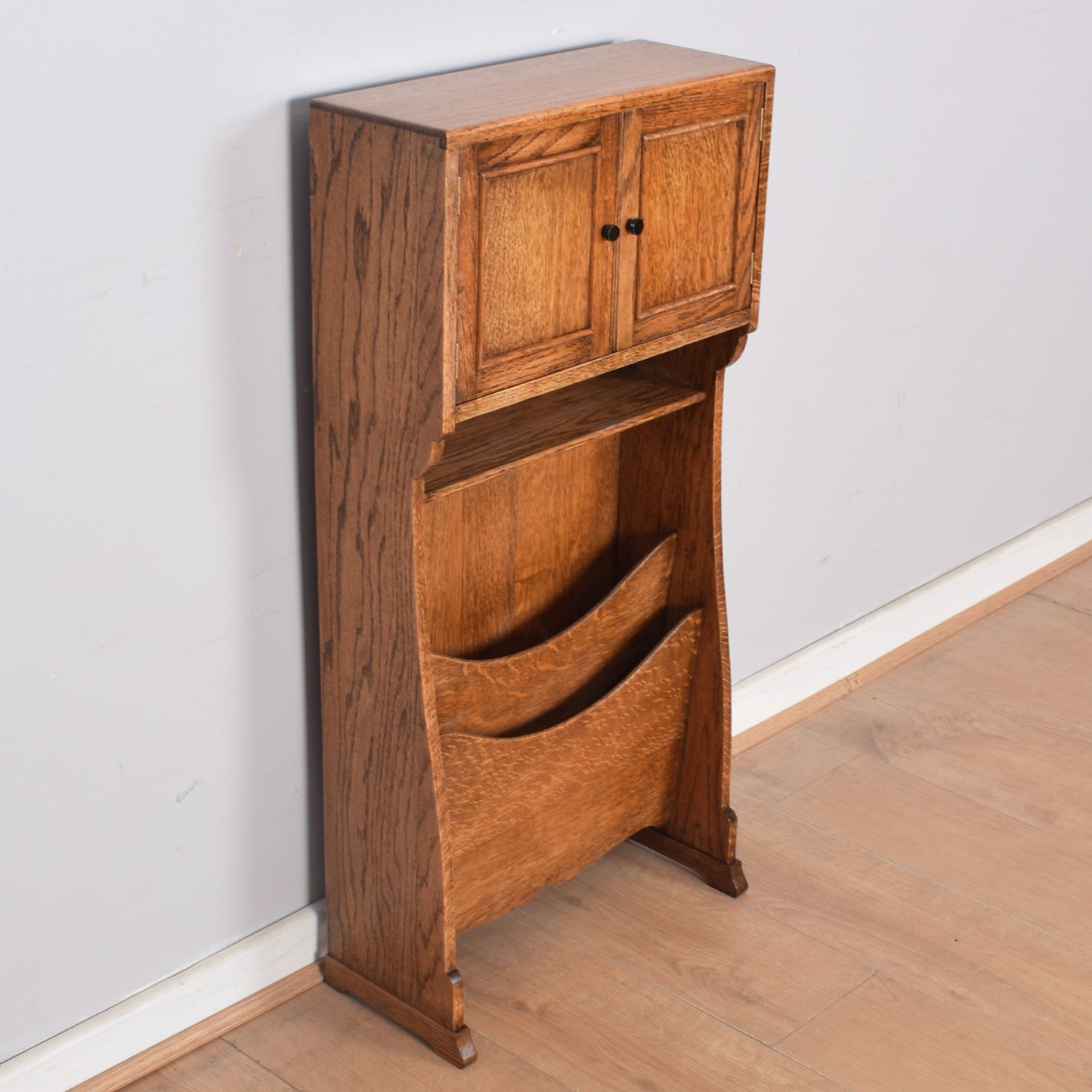 Unusual Cabinet with Magazine Rack