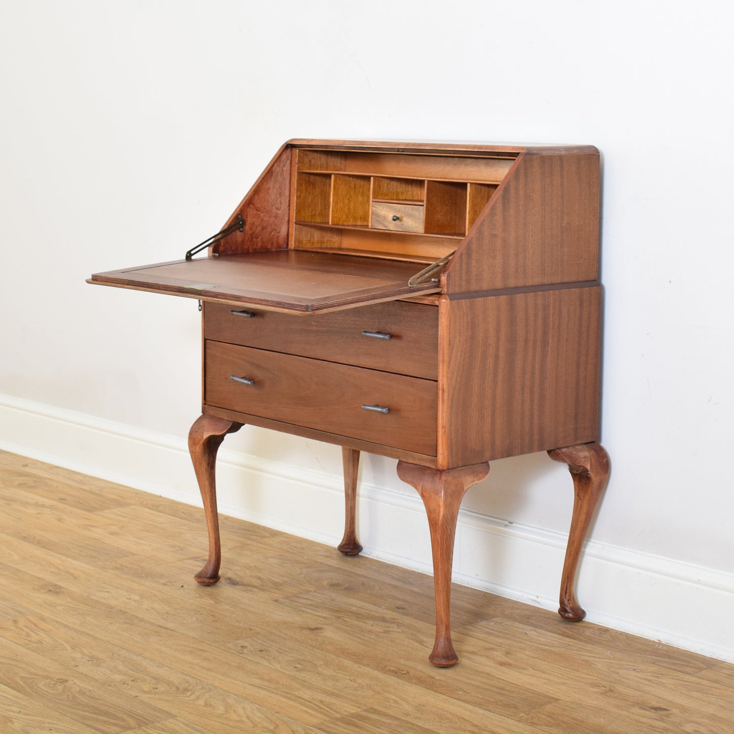 Restored Mahogany Veneer Bureau