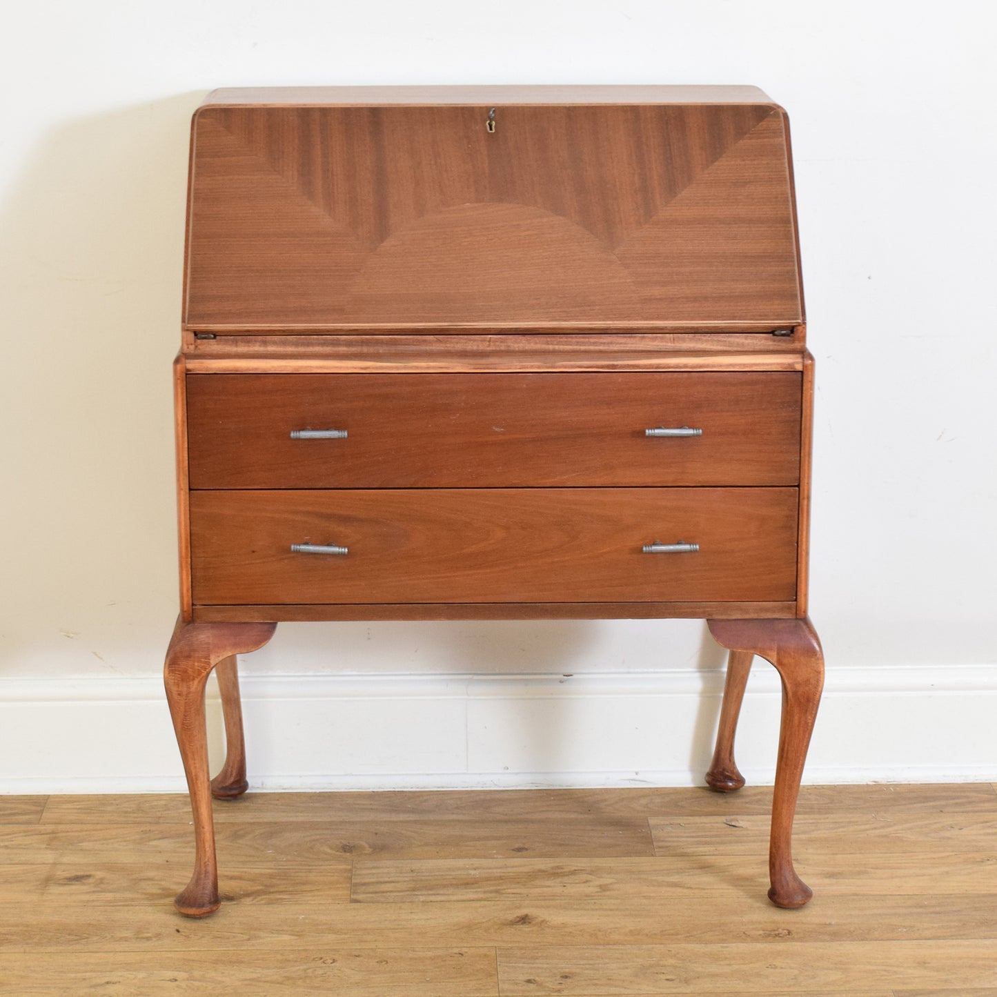 Restored Mahogany Veneer Bureau