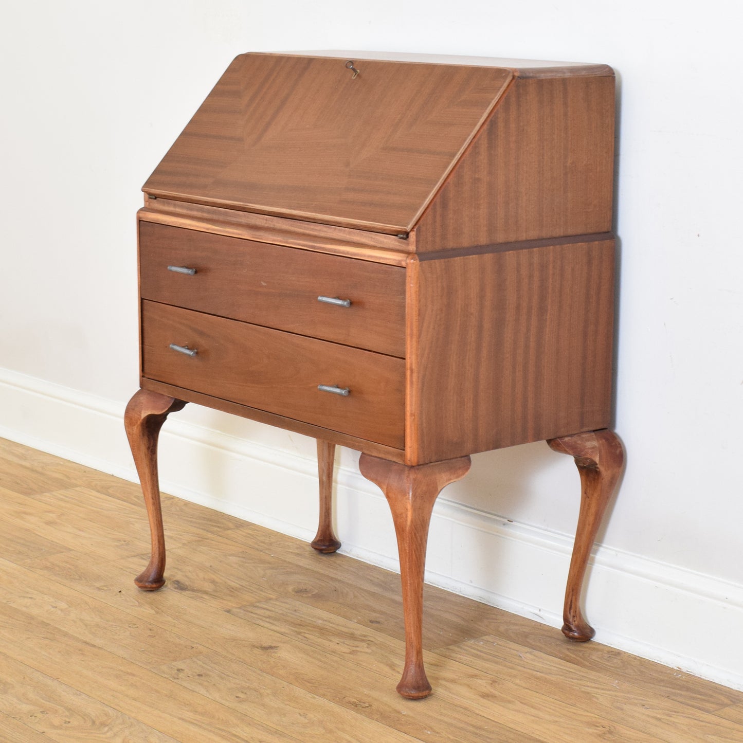 Restored Mahogany Veneer Bureau