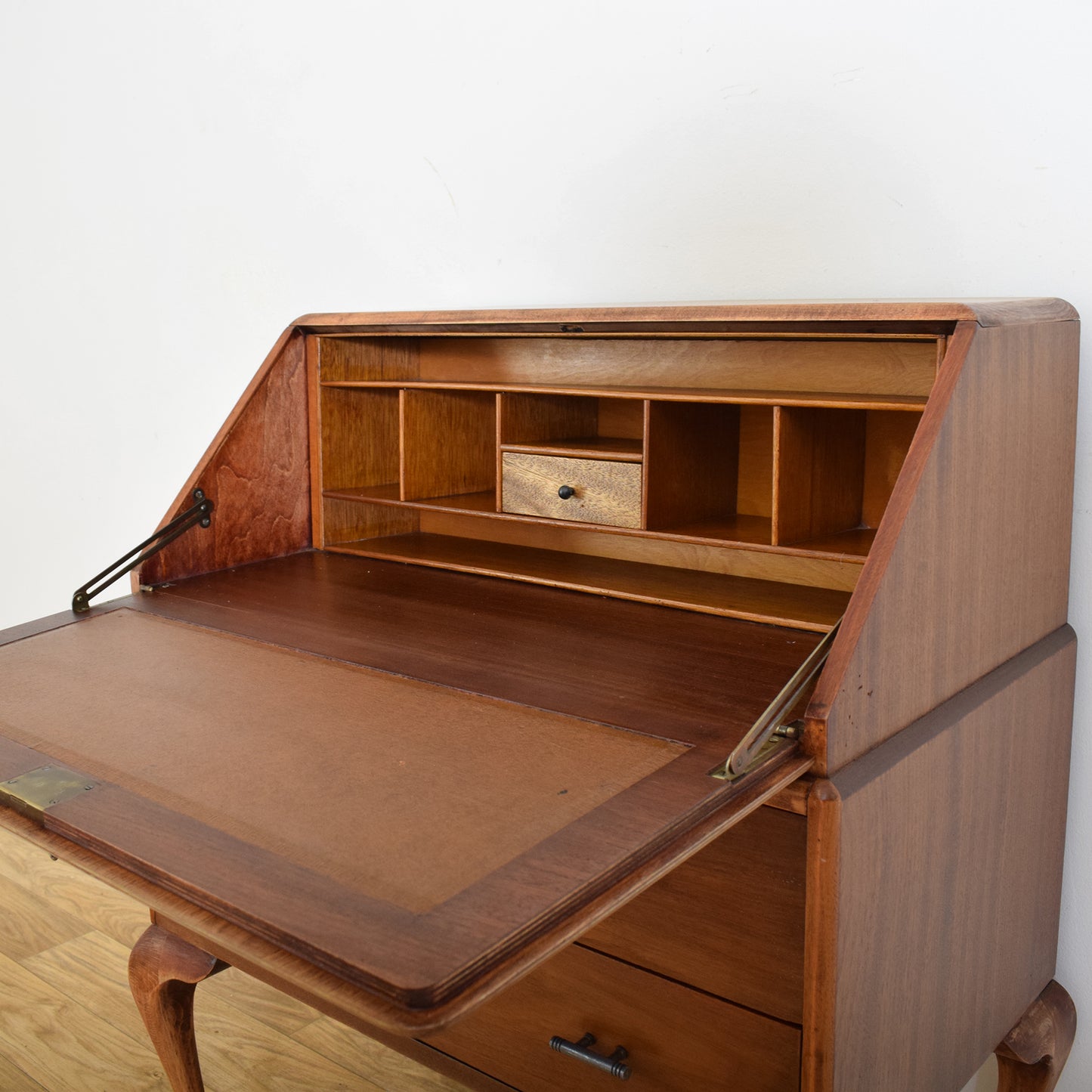 Restored Mahogany Veneer Bureau