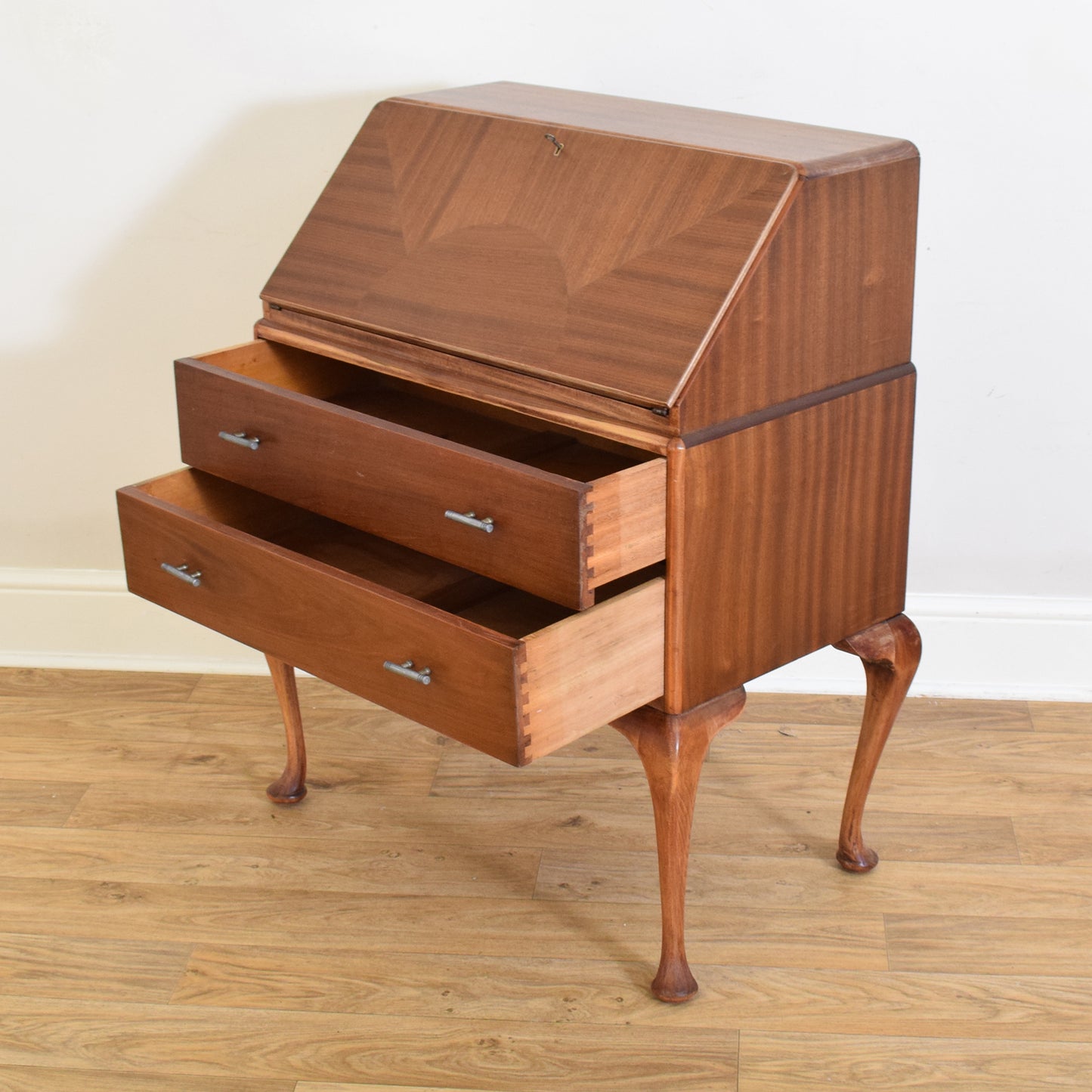 Restored Mahogany Veneer Bureau