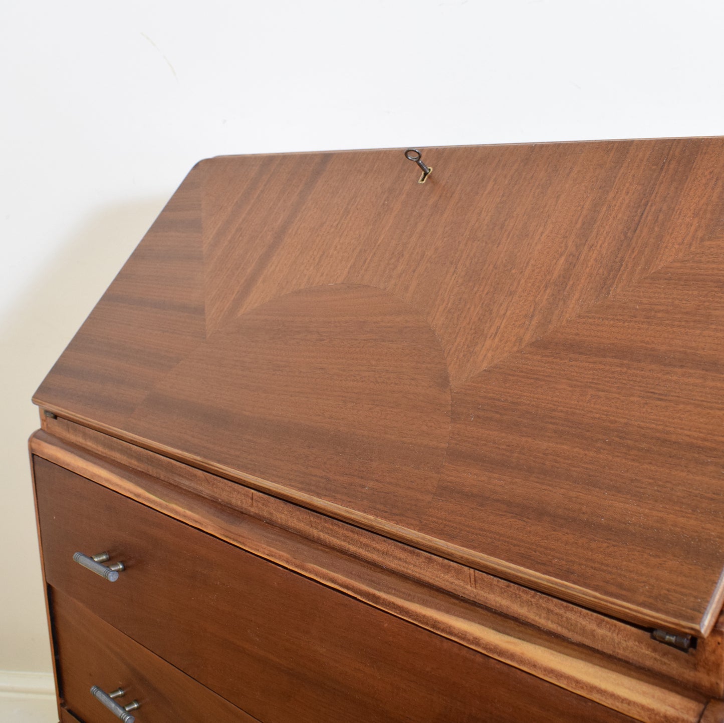 Restored Mahogany Veneer Bureau