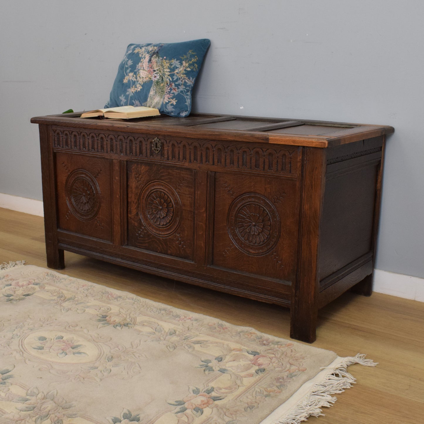 Restored Oak Coffer