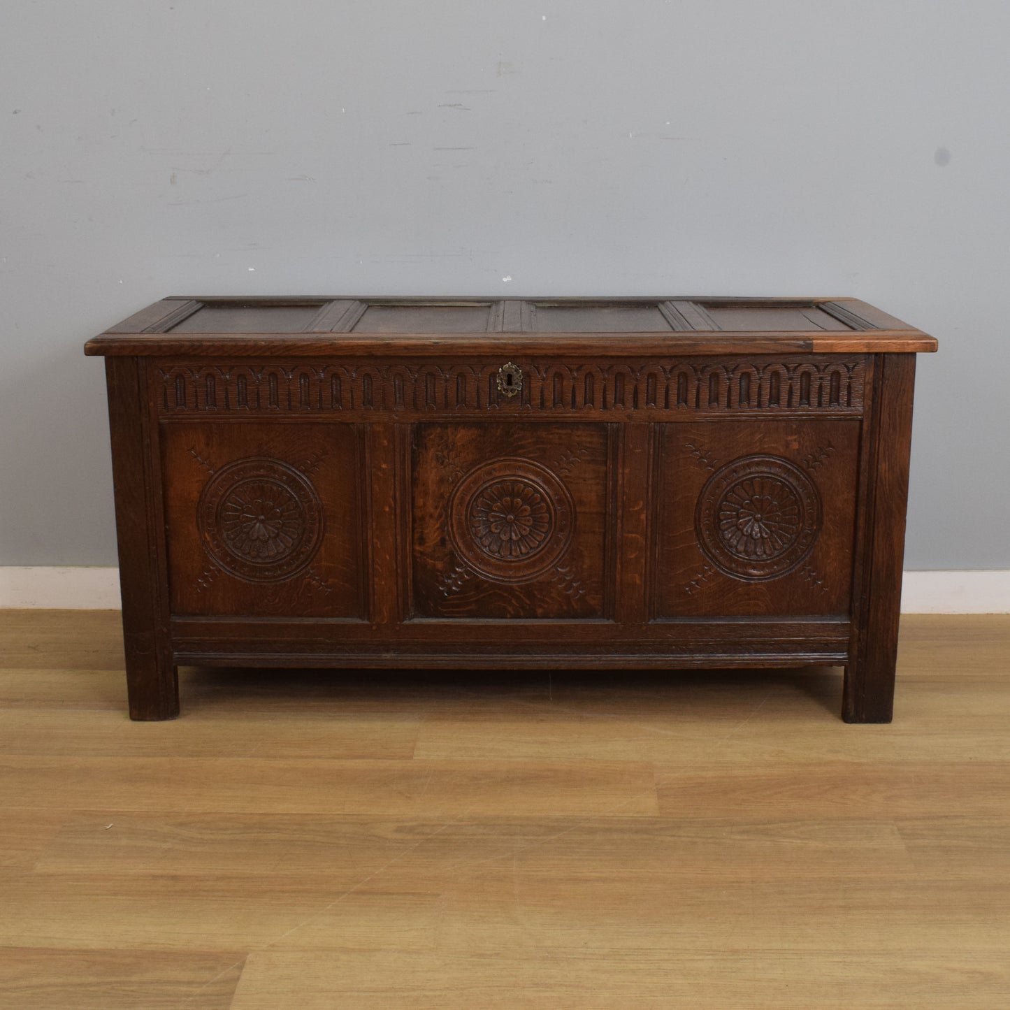 Restored Antique Oak Coffer