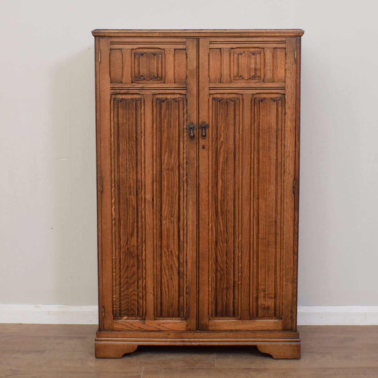 Restored Small Oak Wardrobe