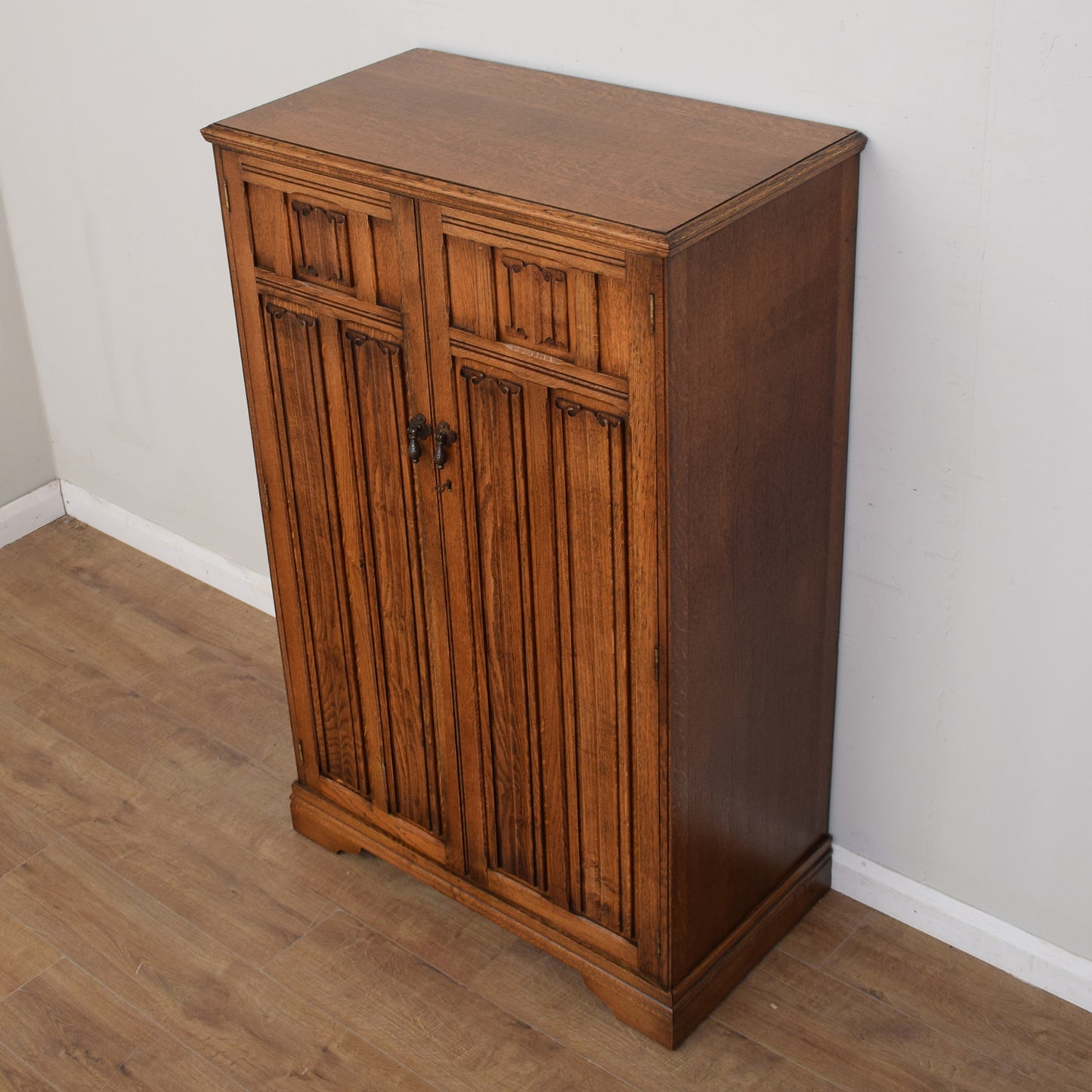 Restored Small Oak Wardrobe