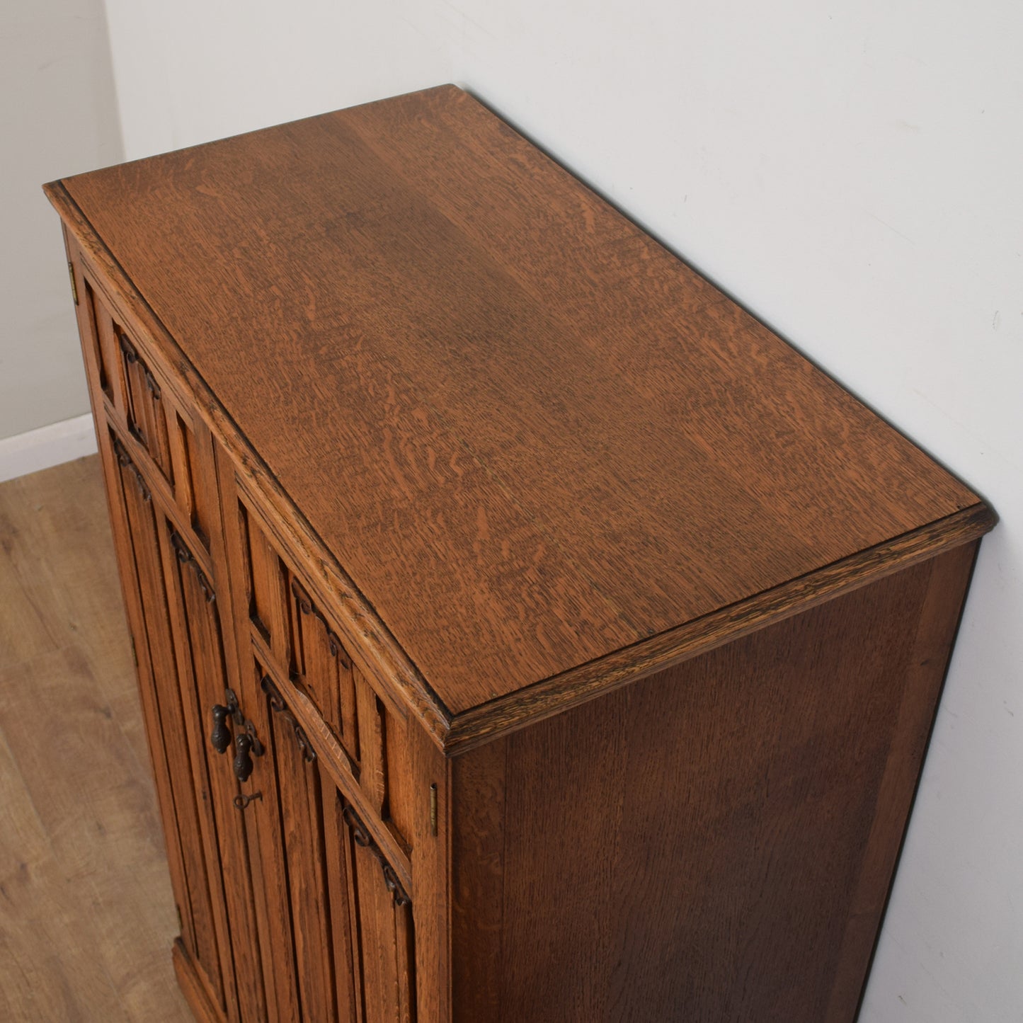 Restored Small Oak Wardrobe