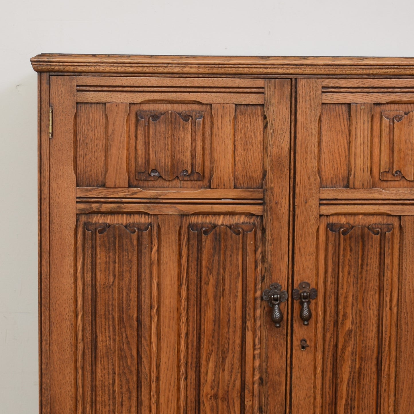 Restored Small Oak Wardrobe