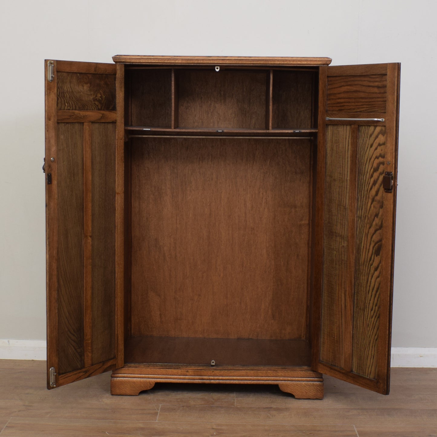 Restored Small Oak Wardrobe