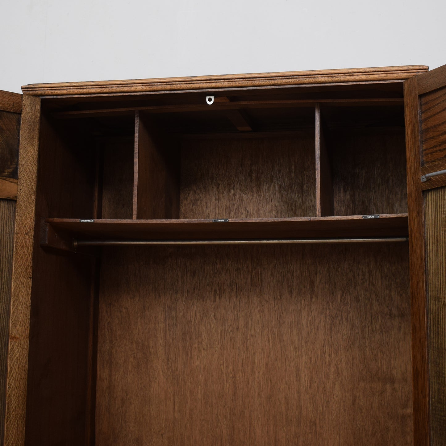 Restored Small Oak Wardrobe