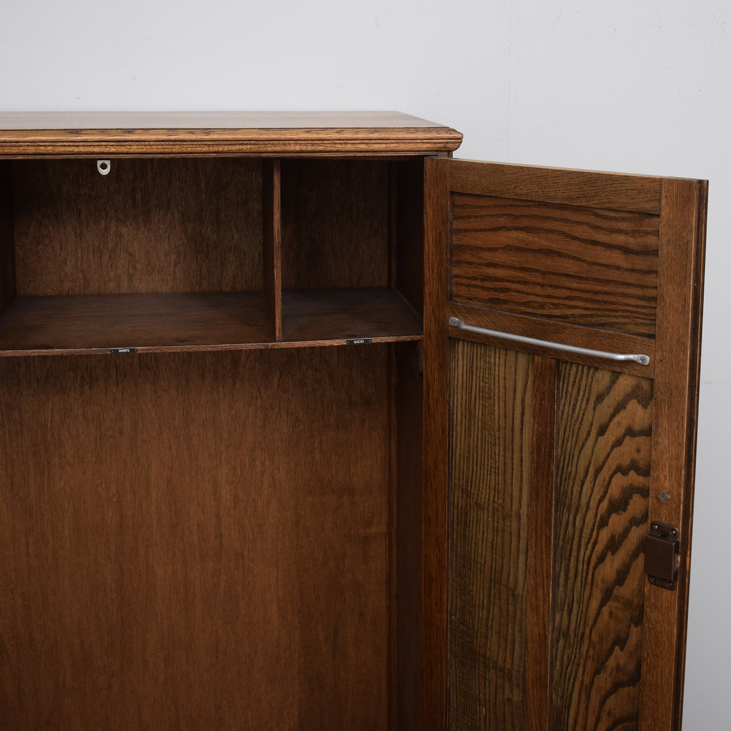 Restored Small Oak Wardrobe