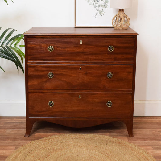 Rustic Mahogany Chest of Drawers