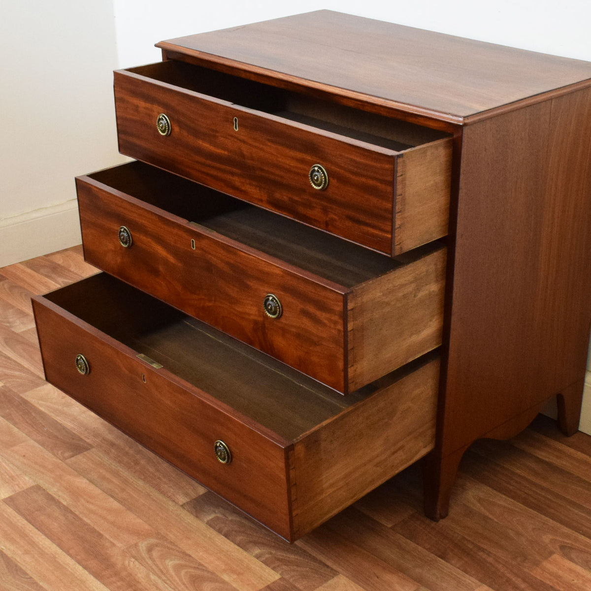 Rustic Mahogany Chest of Drawers