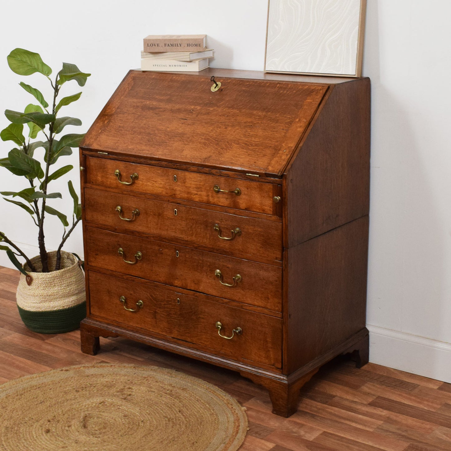 Antique Oak Bureau