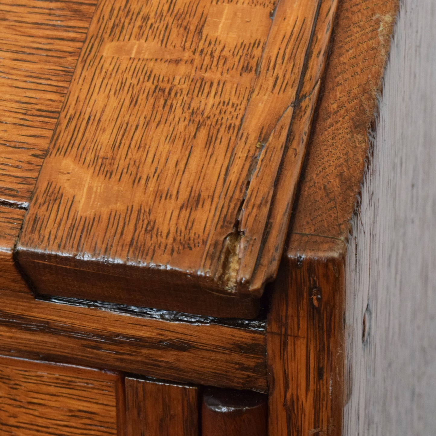 Antique Oak Bureau