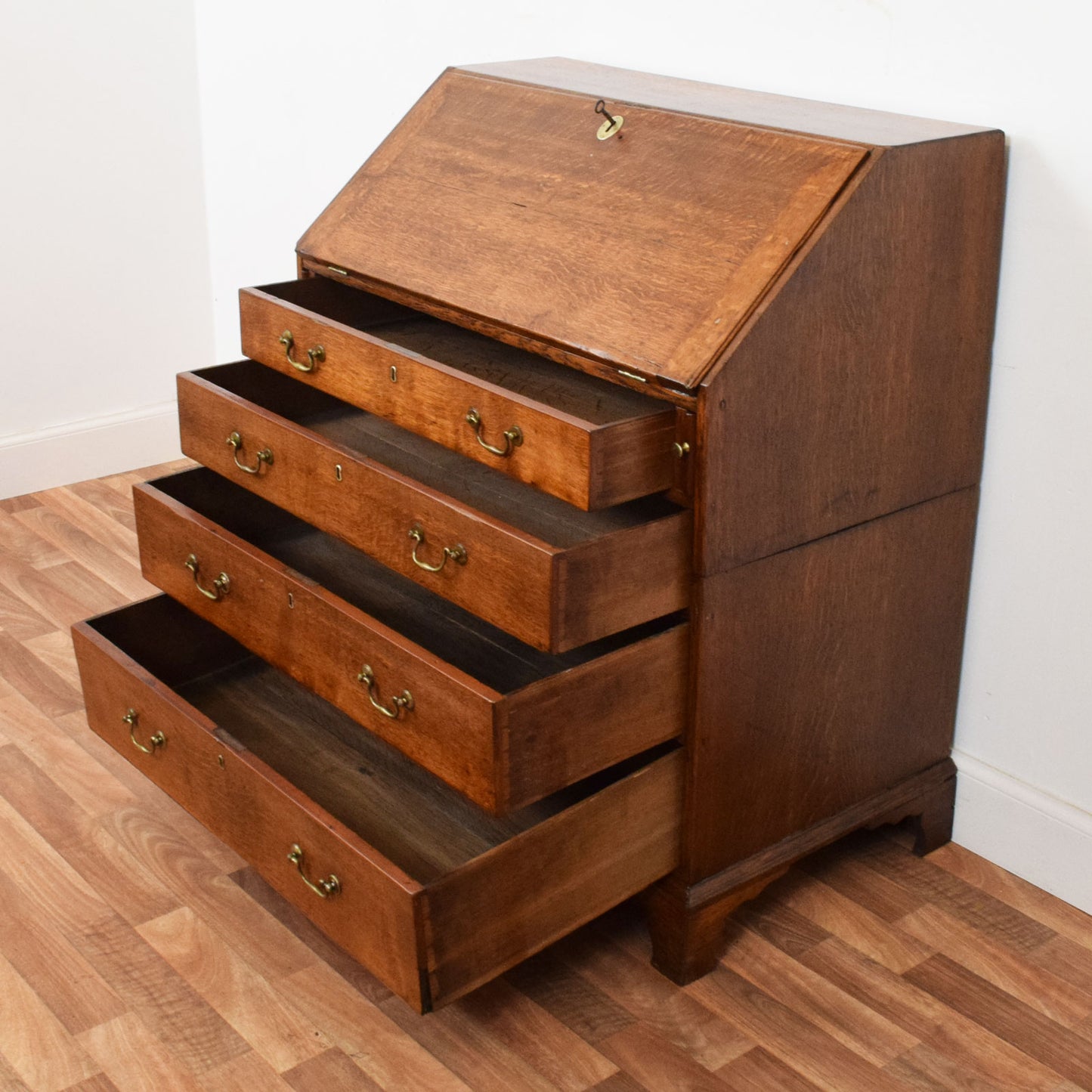 Antique Oak Bureau