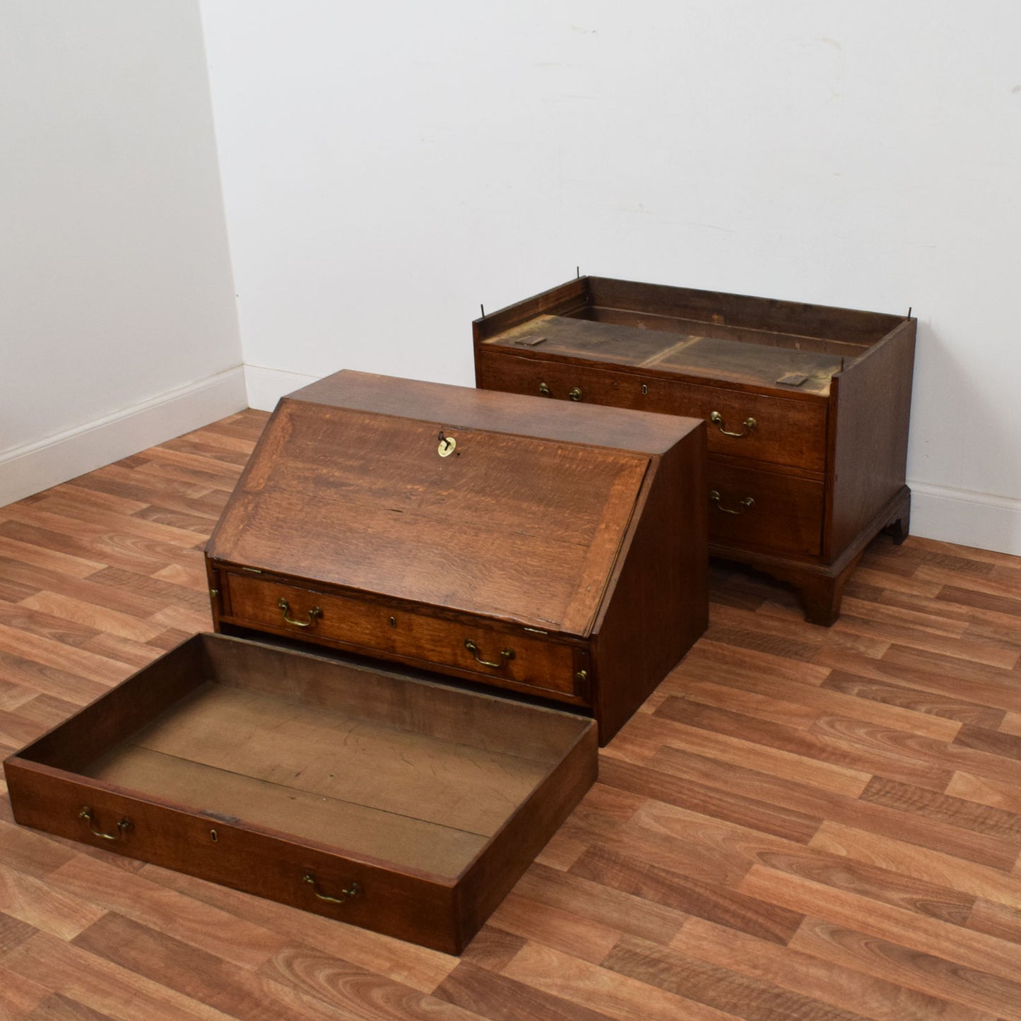 Antique Oak Bureau