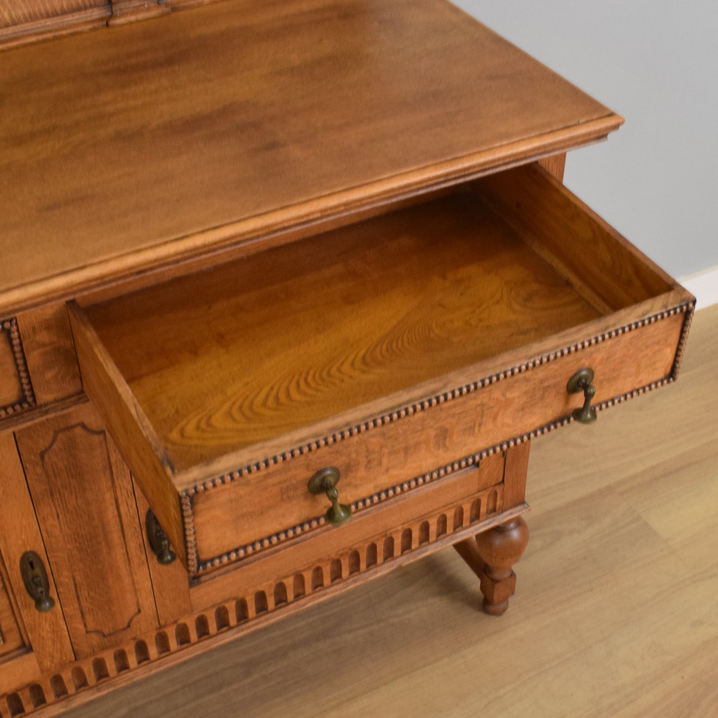 Carved Oak Sideboard