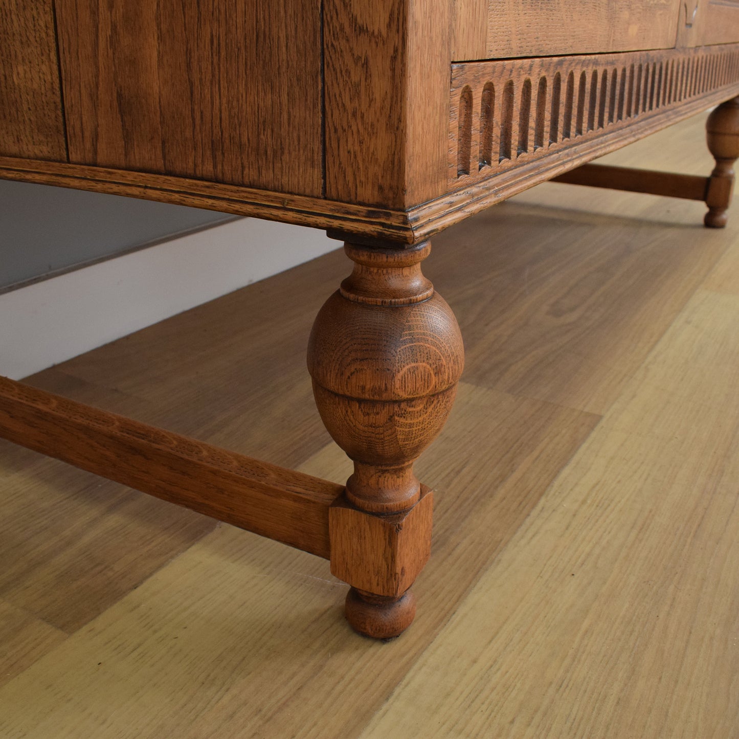 Carved Oak Sideboard