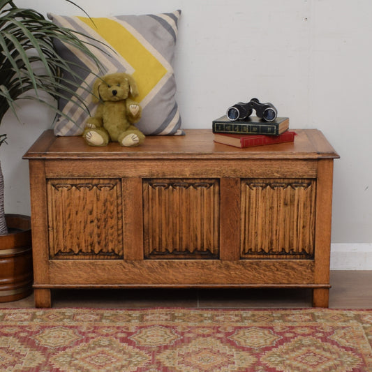 Oak Blanket Box