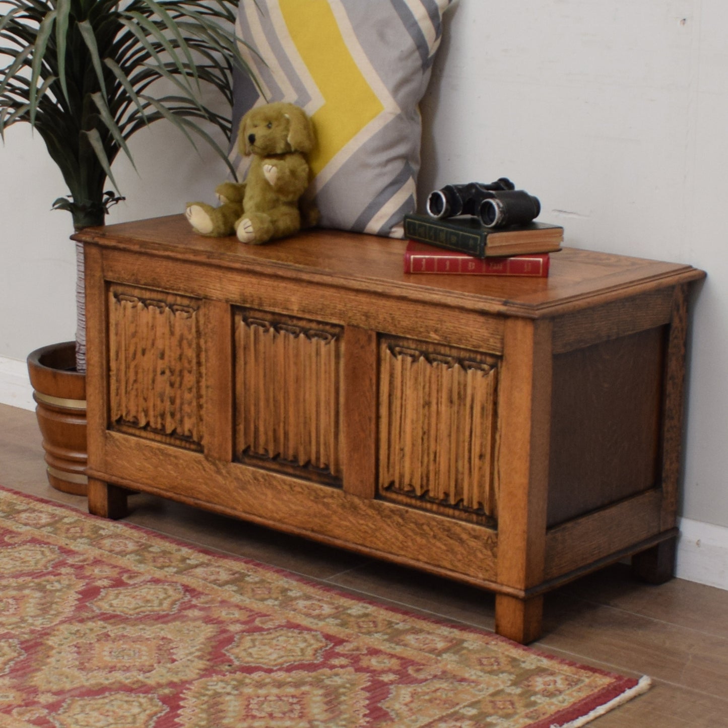 Oak Blanket Box