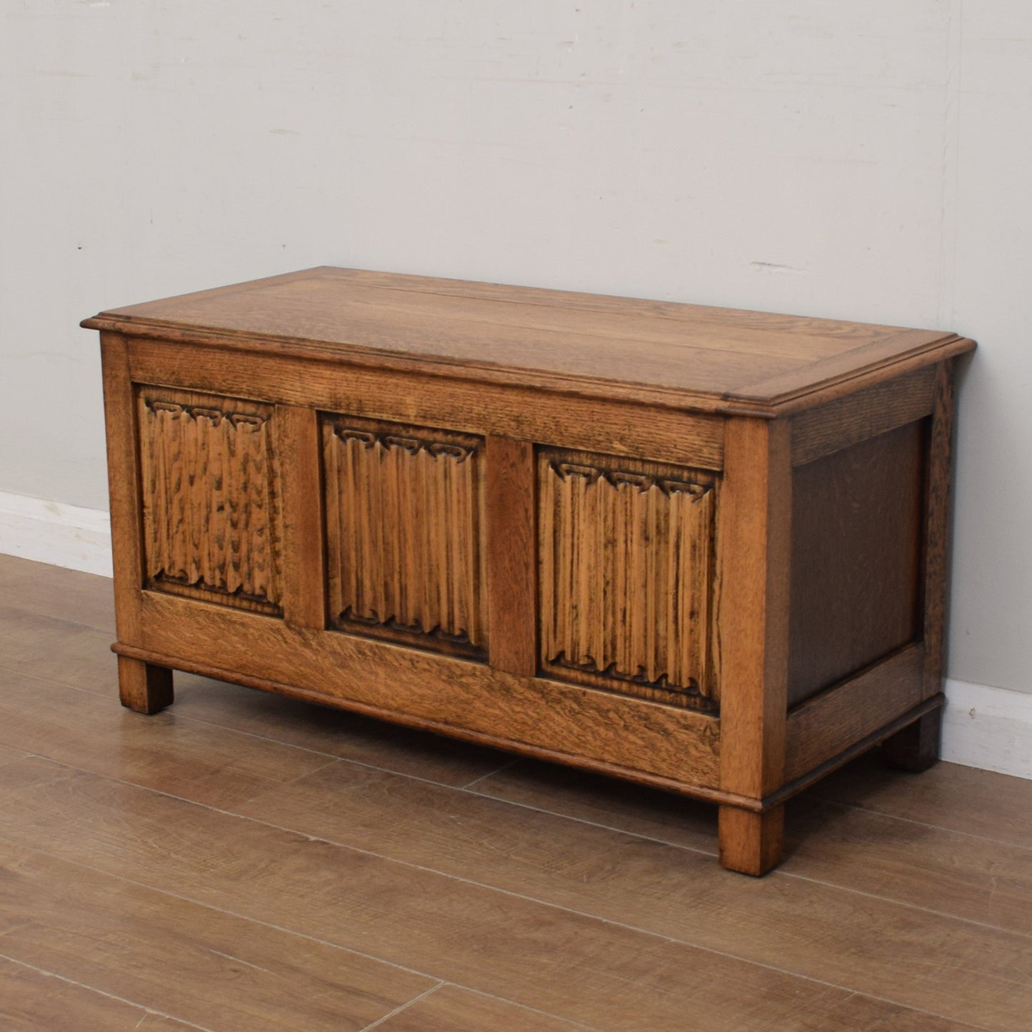 Oak Blanket Box