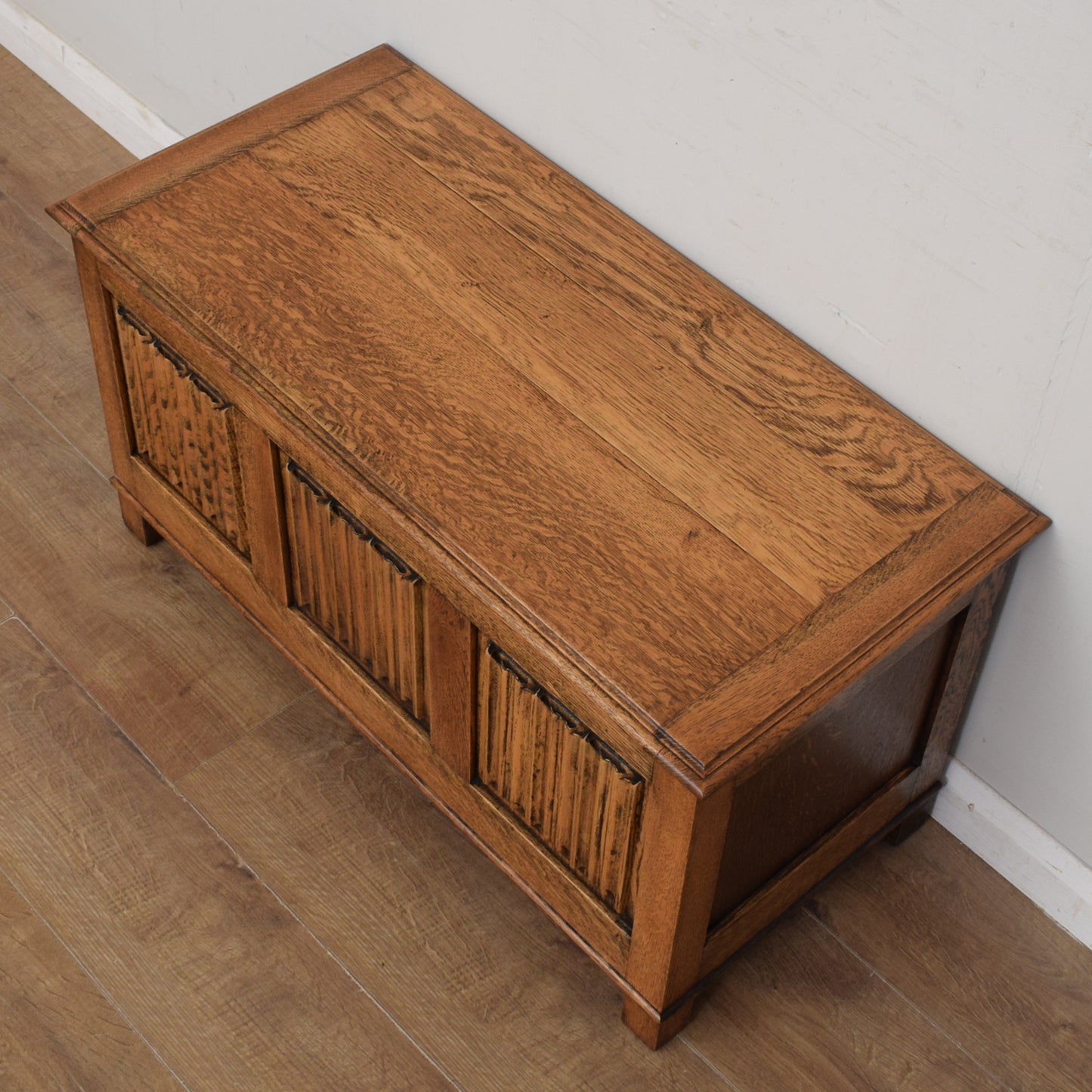 Oak Blanket Box