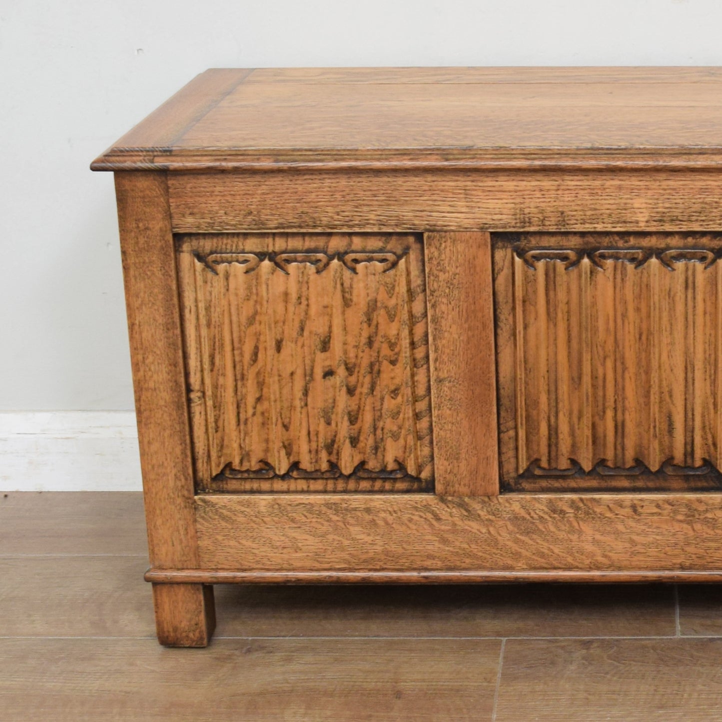 Oak Blanket Box