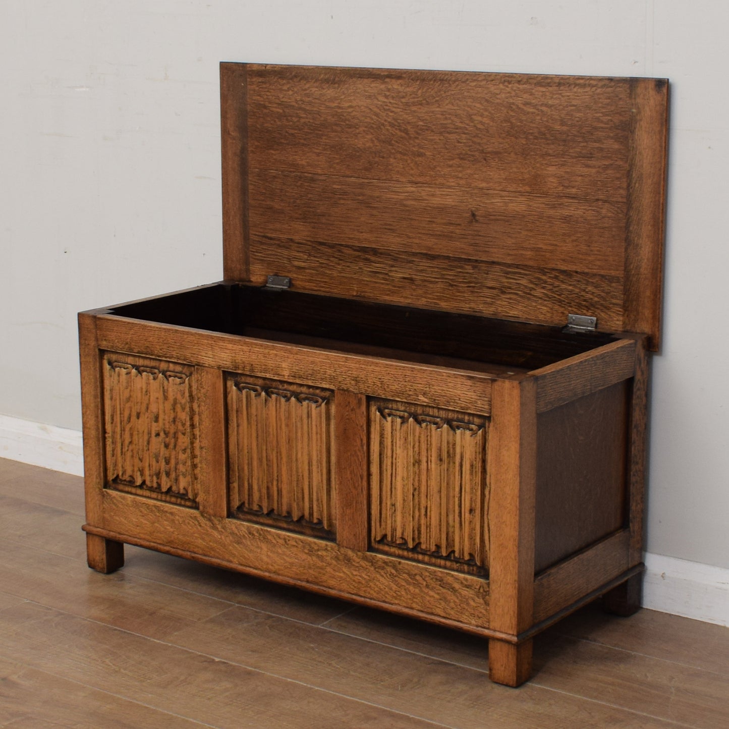 Oak Blanket Box