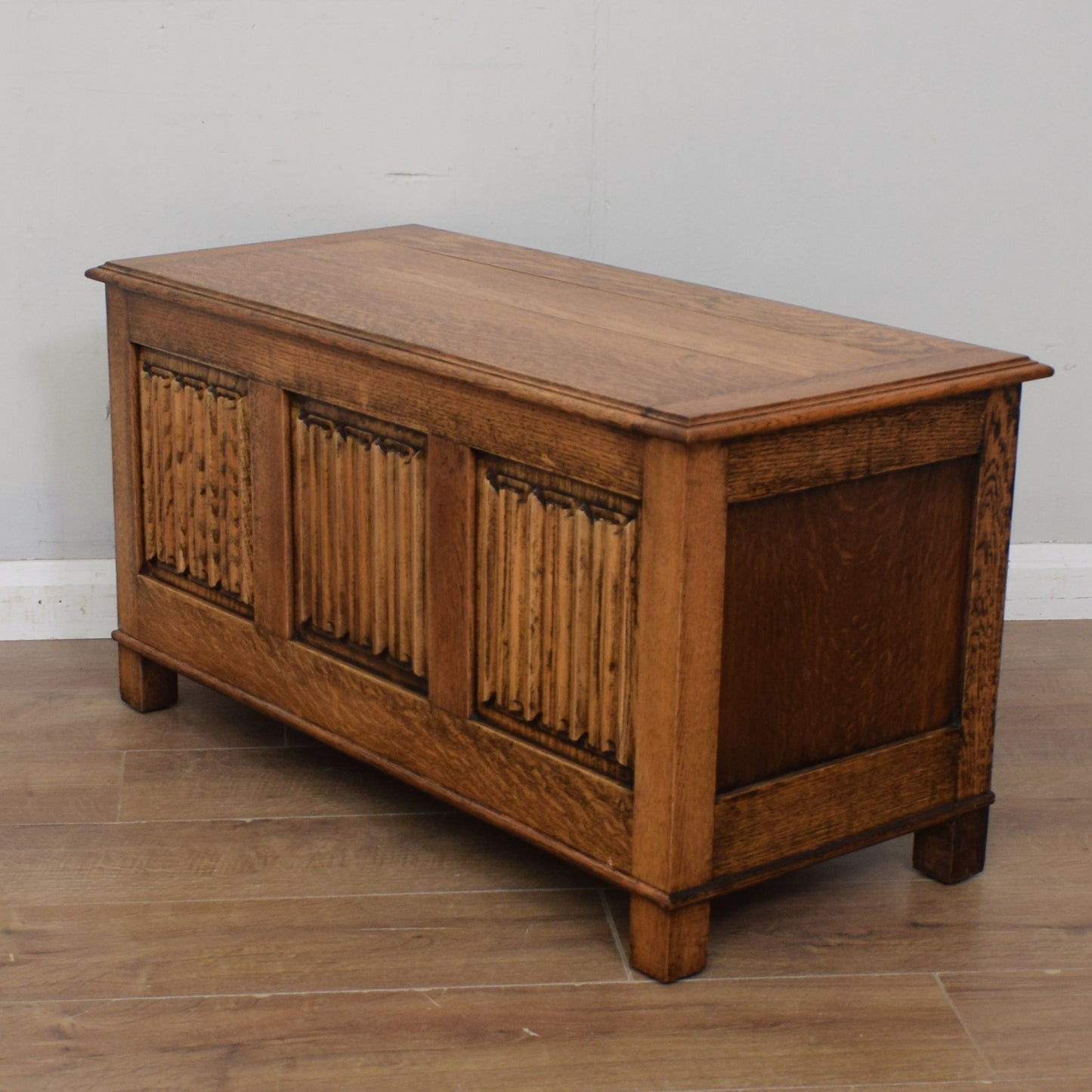 Oak Blanket Box