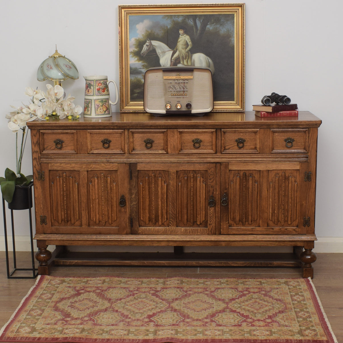 Restored Oak Sideboard