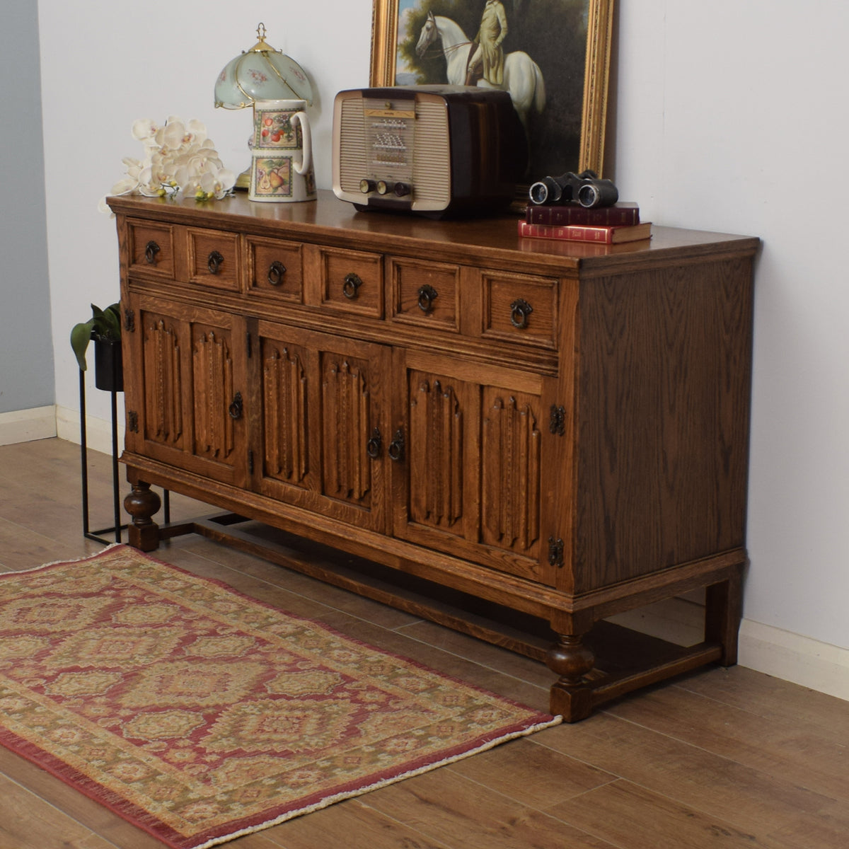 Restored Oak Sideboard
