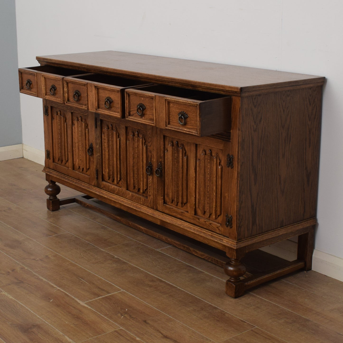Restored Oak Sideboard