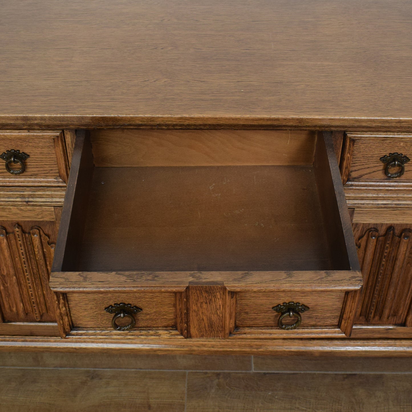Restored Oak Sideboard