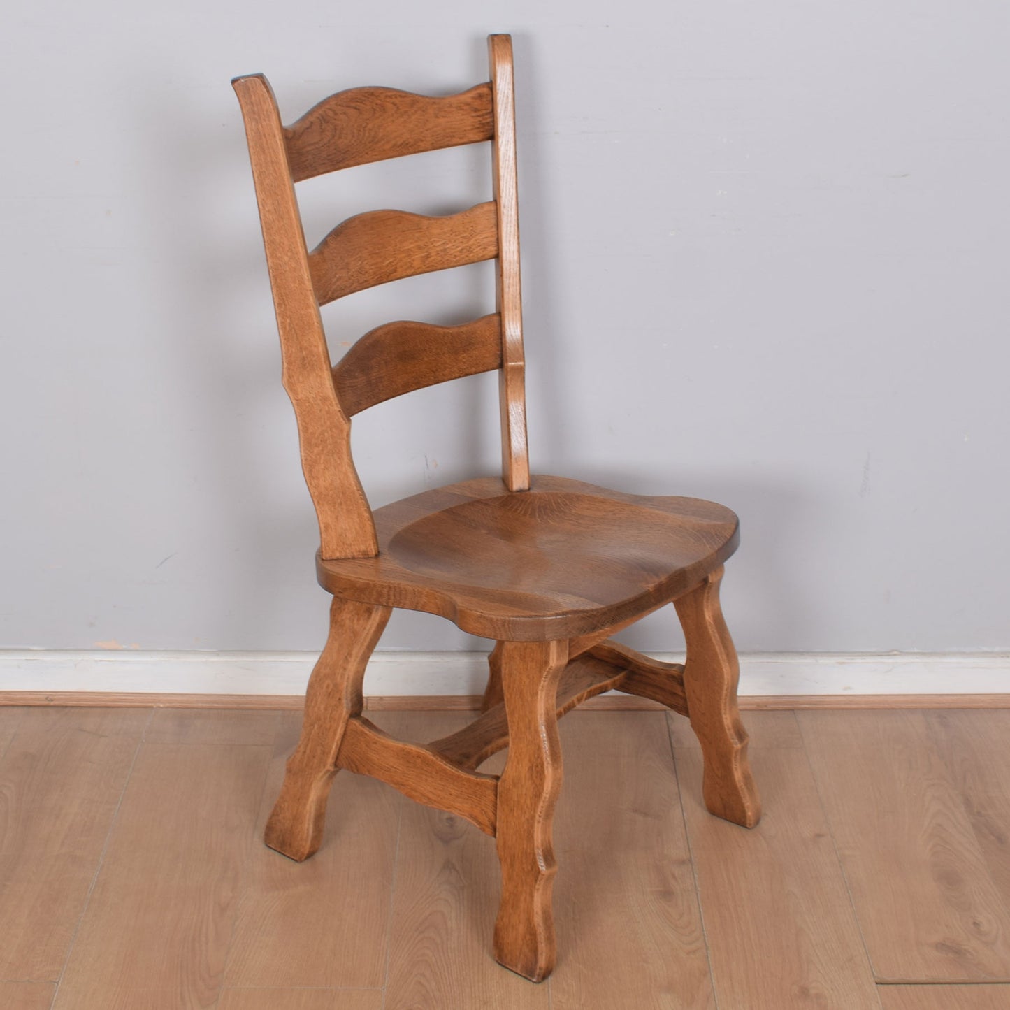 Oak Octagonal Dining Table with Four Chairs