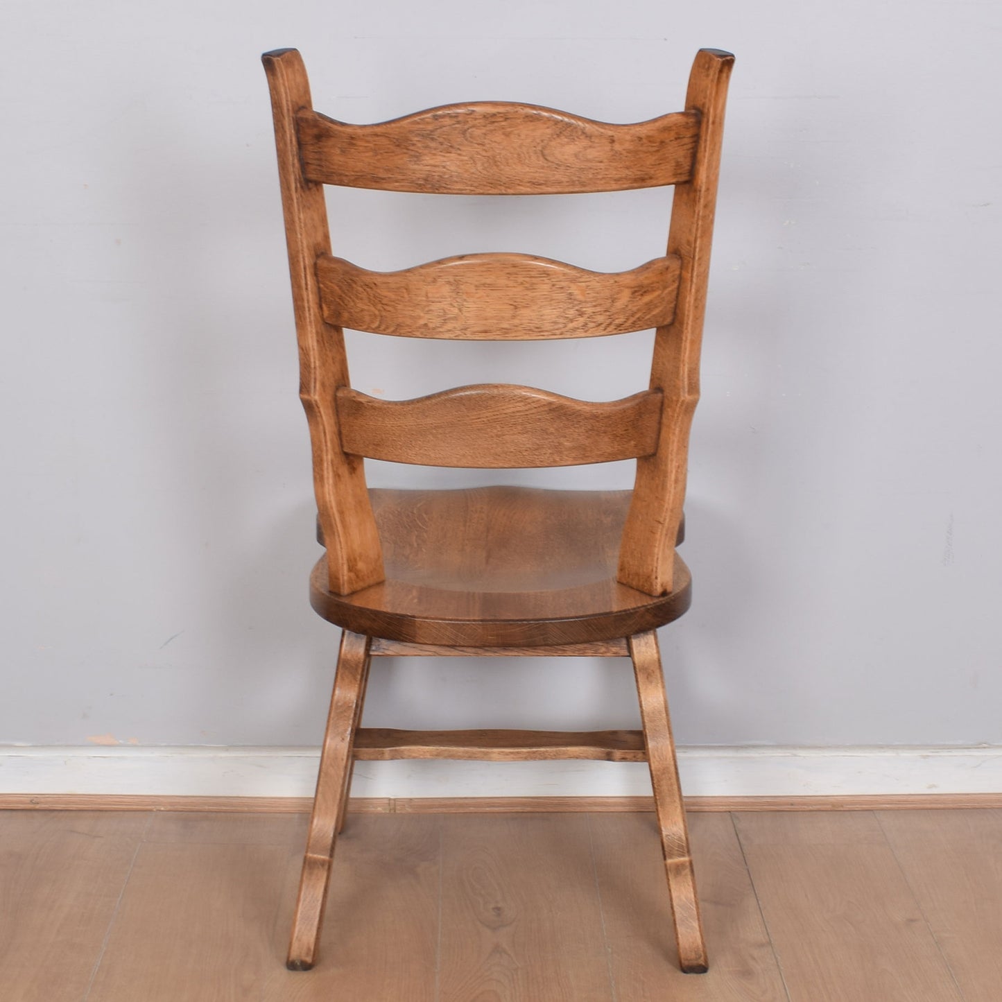 Oak Octagonal Dining Table with Four Chairs