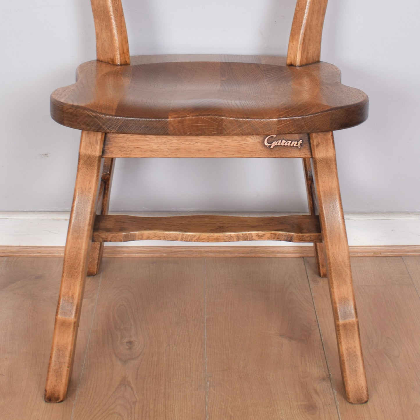 Oak Octagonal Dining Table with Four Chairs