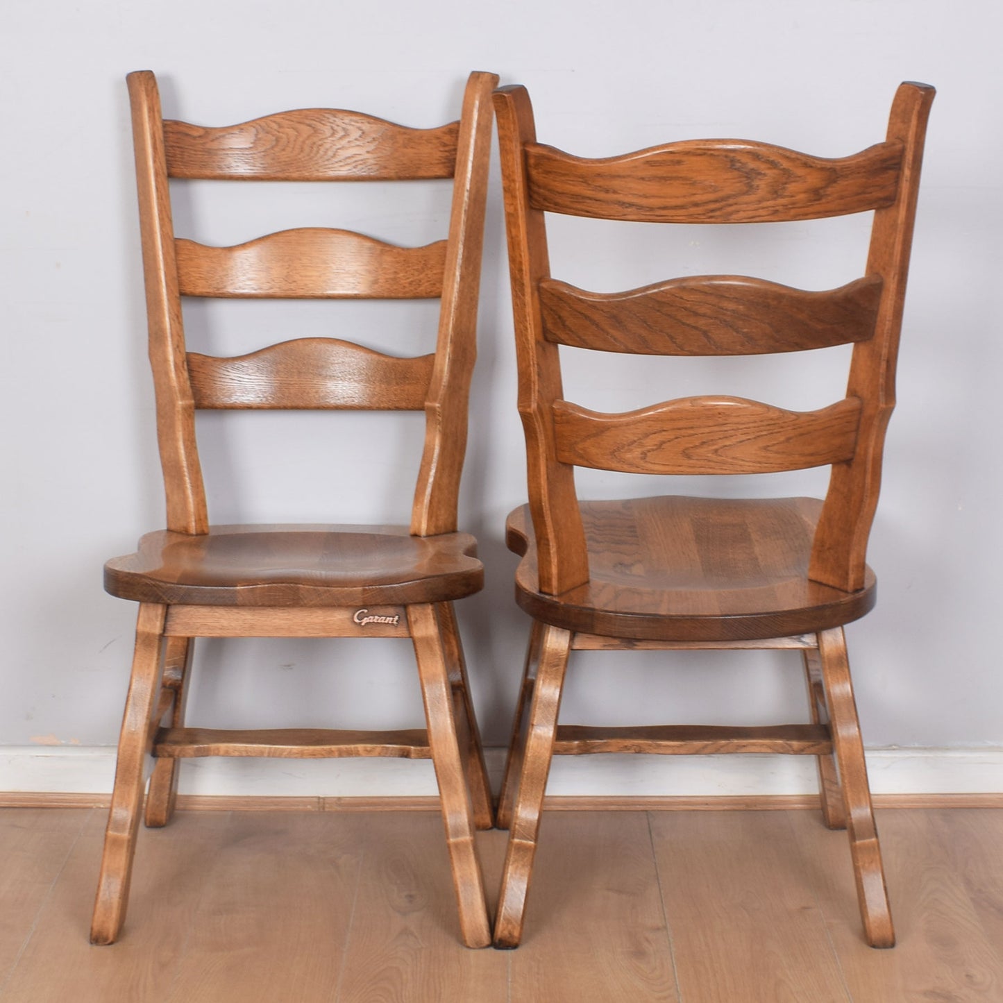 Oak Octagonal Dining Table with Four Chairs