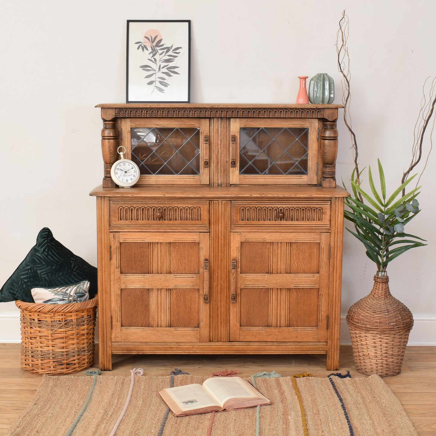 Glazed Court Cabinet