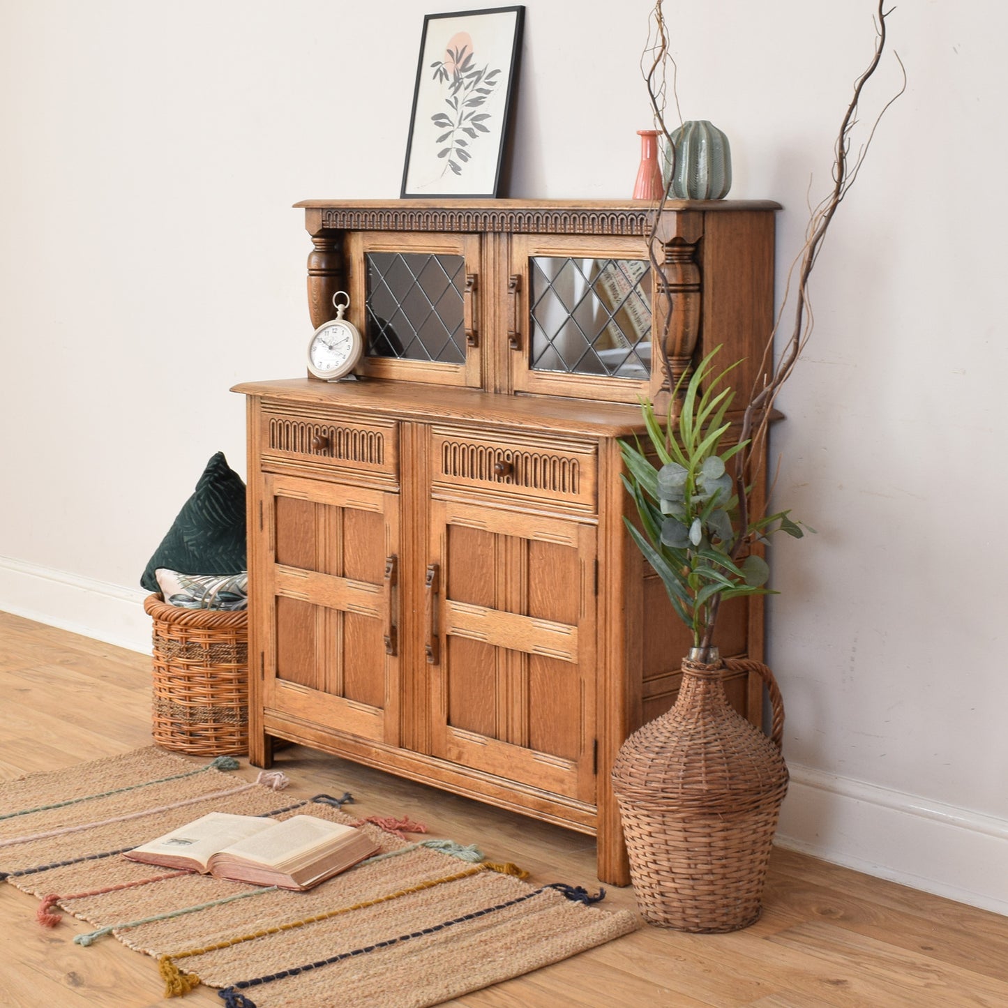 Glazed Court Cabinet