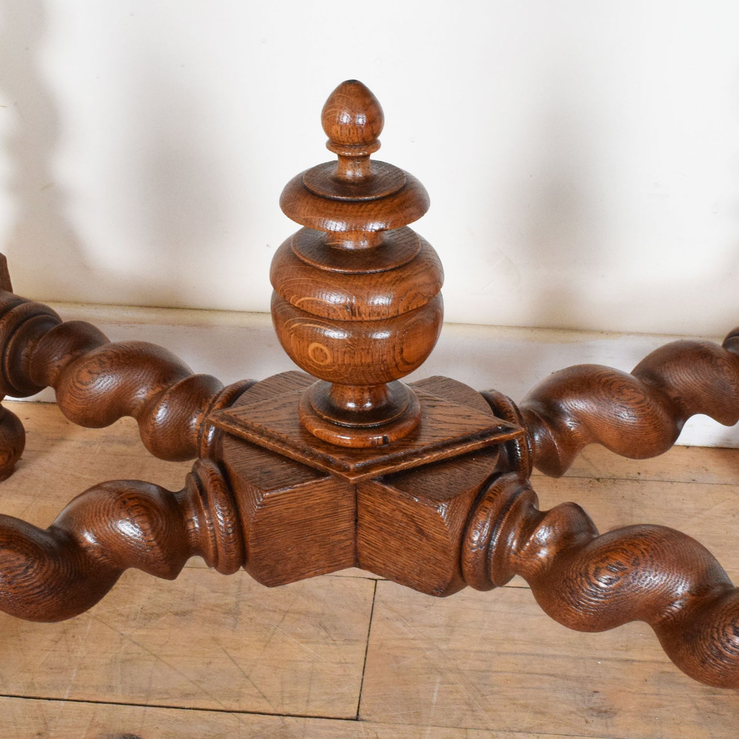 Carved Oak Console Table