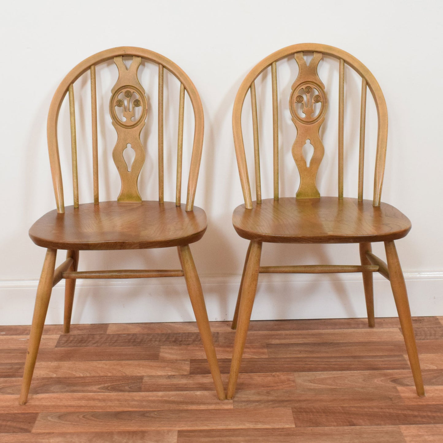 Ercol table and 6 chairs