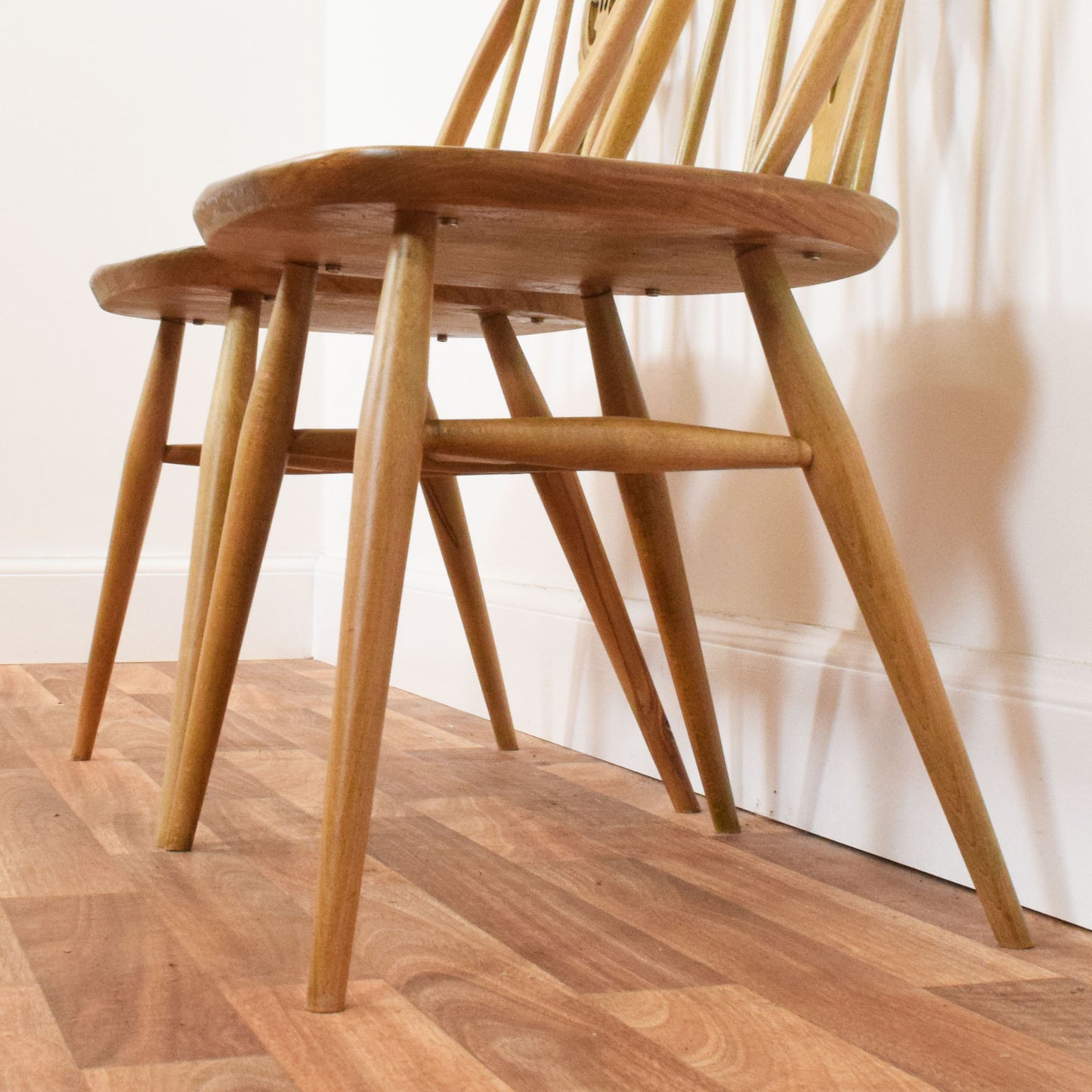 Ercol table and 6 chairs