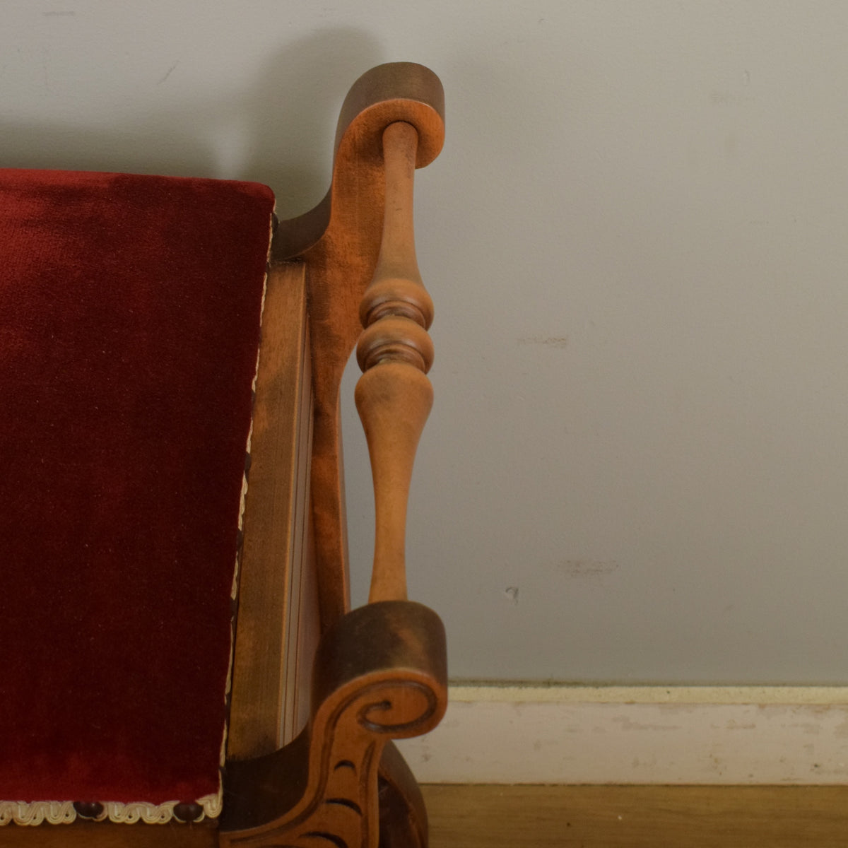 Restored Oak Piano Stool