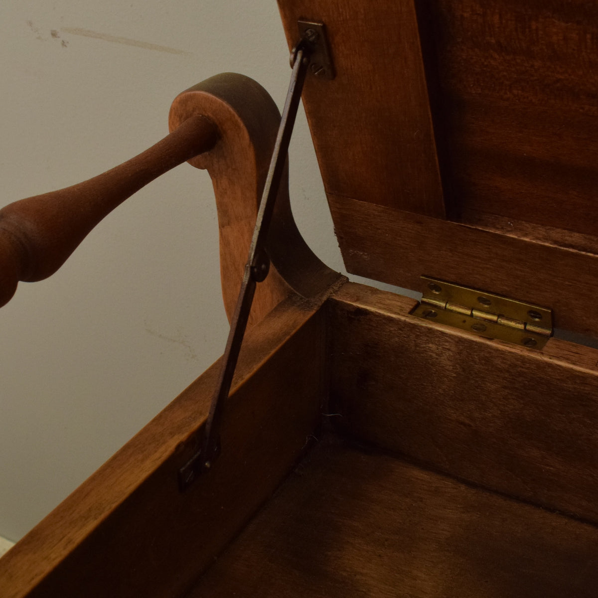 Restored Oak Piano Stool